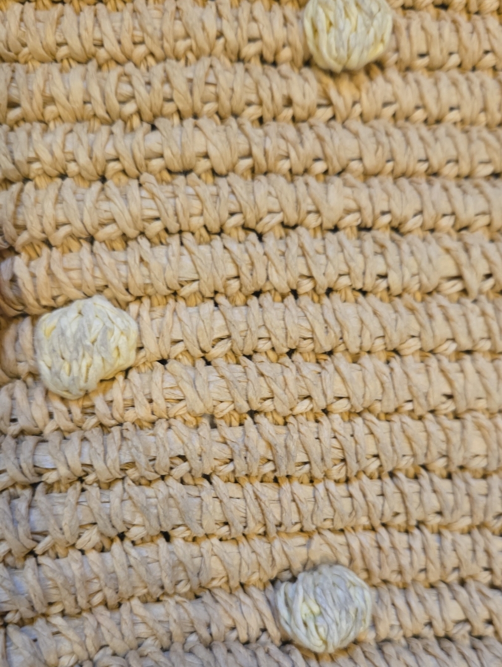 Talbot's Natural Raffia Shoulder Bag - Picture 2 of 8